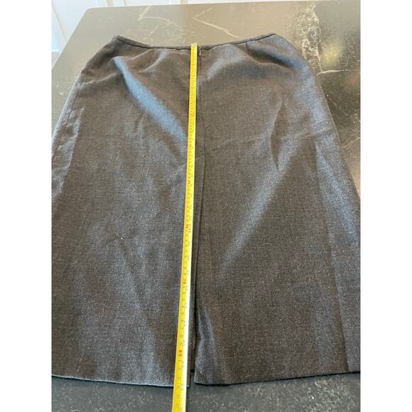 Kasper 100% wool, fully lined black midi pencil skirt 16W - Picture 5 of 8